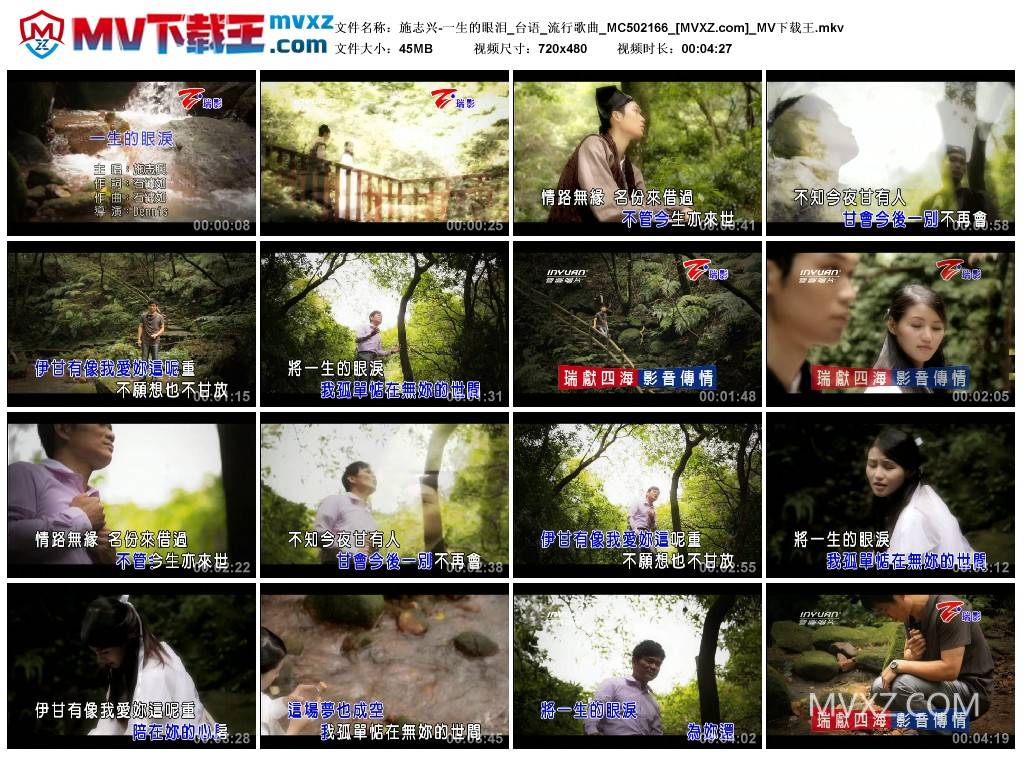 施志兴-一生的眼泪_台语_流行歌曲_MC502166